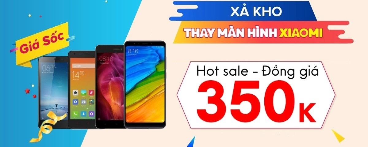 Khuyễn mãi đồng giá 350k màn hình Xiaomi