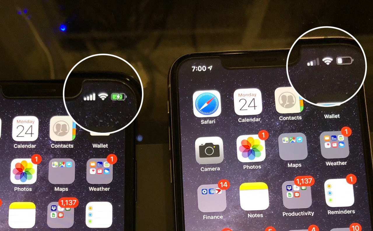 Dấu hiệu cho thấy iPhone Xs/ Xs Max bị mất sóng