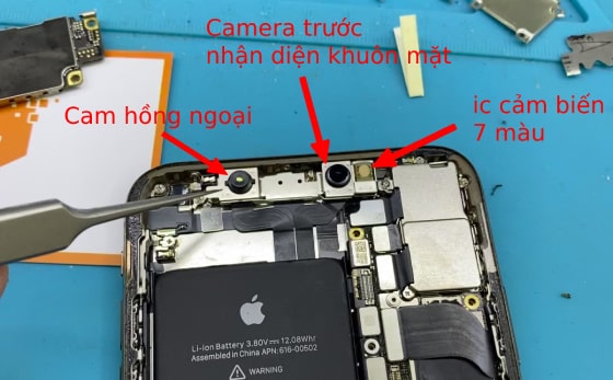 Lỗi do quá trình thay màn hình hoặc ép kính iPhone