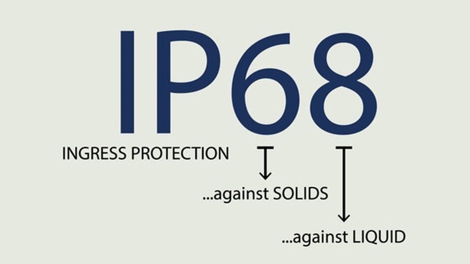Tiêu chuẩn chống nước IP68 
