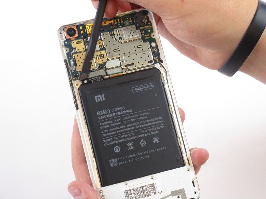 Ảnh minh họa : Điện thoại Xiaomi mất nguồn do Pin