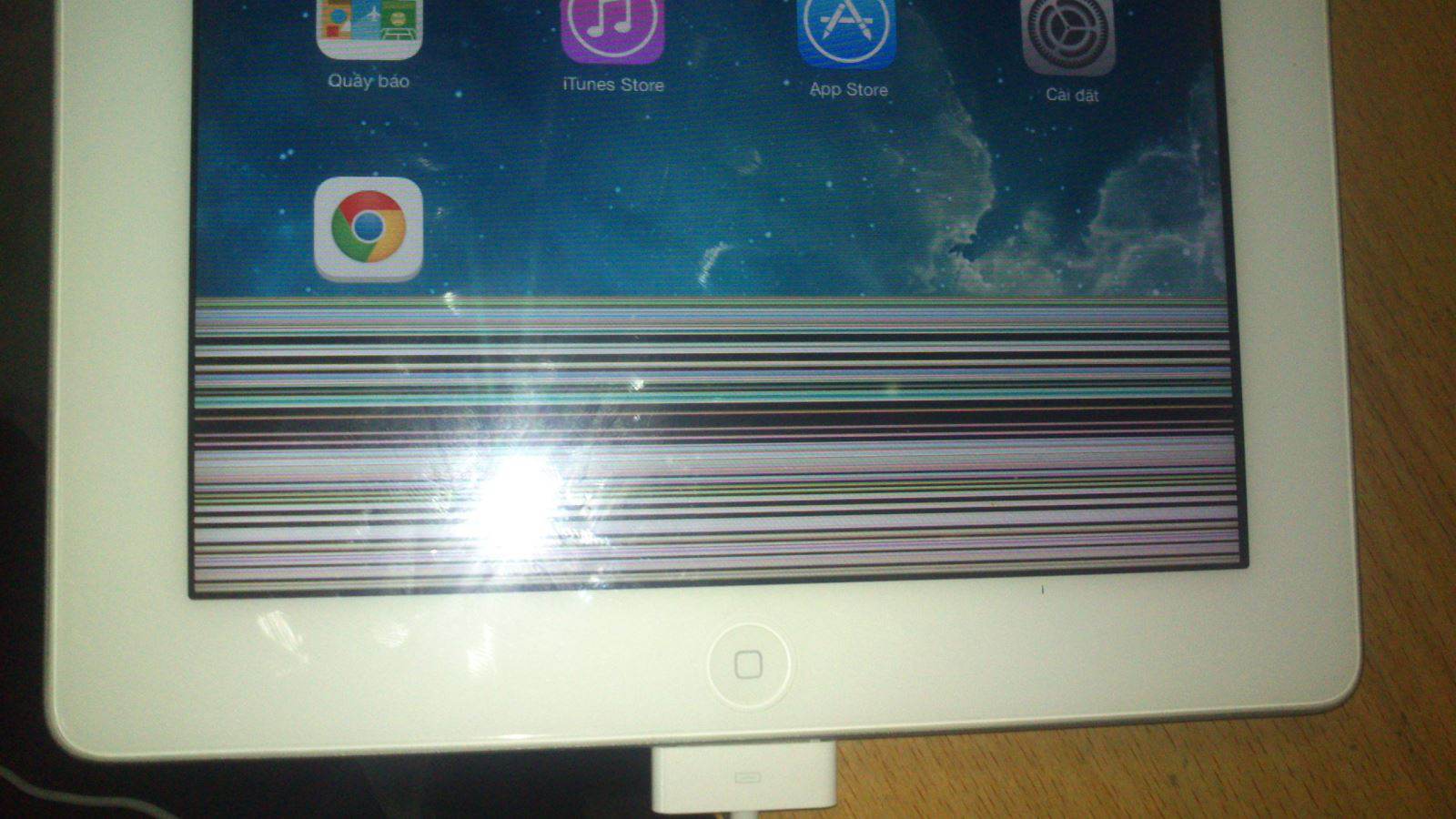 màn hình ipad bị vỡ