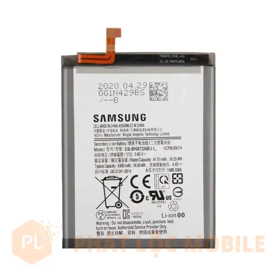 thay pin samsung note 10 plus