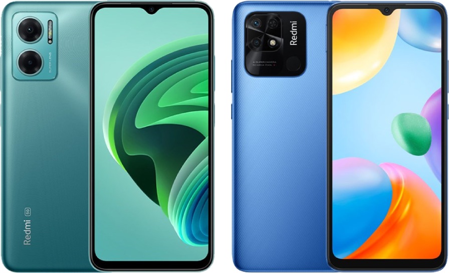 điện thoại redmi 10 5g và redmi 10c