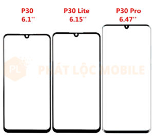 Thay mặt kính huawei p30