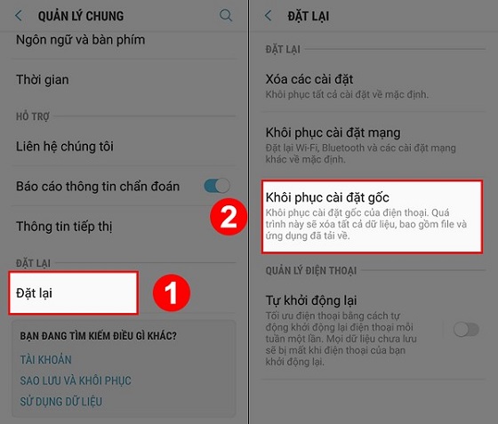 Cách khắc phục Samsung bị treo màn