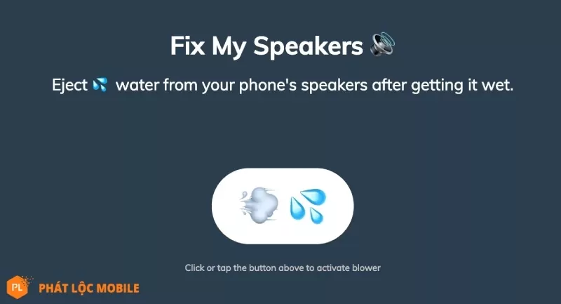 website đẩy nước khỏi loa online