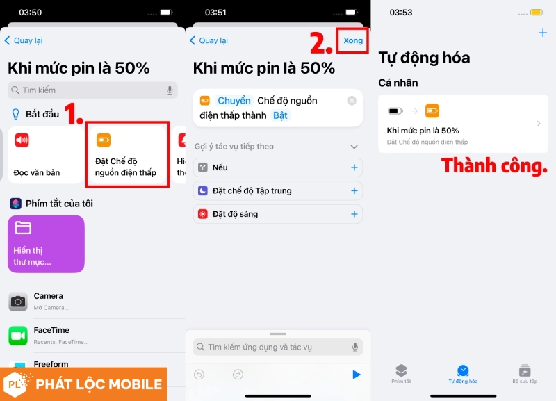 Bật tắt chế độ Nguồn điện thấp tự động bước 3