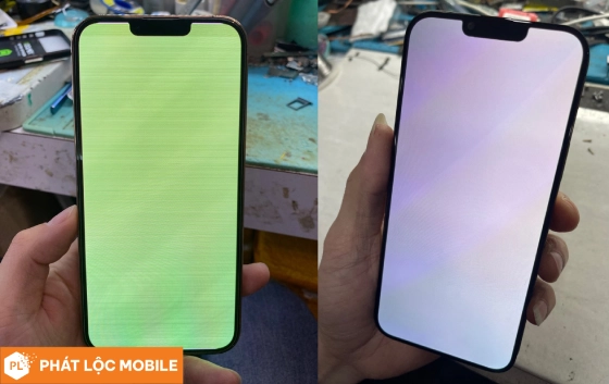fix xanh trắng màn iPhone 13 Pro, iPhone 13 Pro Max
