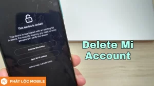 mở khóa tài khoản mi cloud